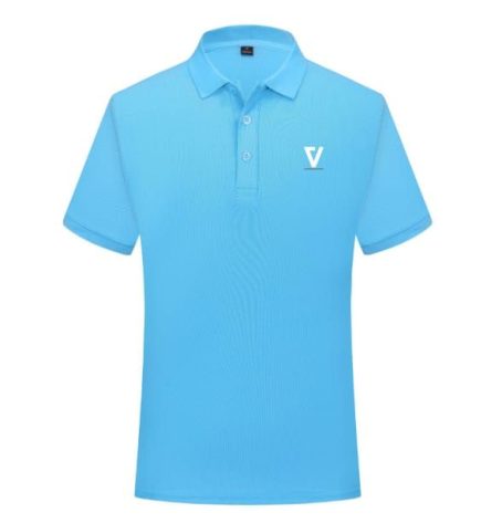 Polo «Les Classiques» – Bleu ciel, M