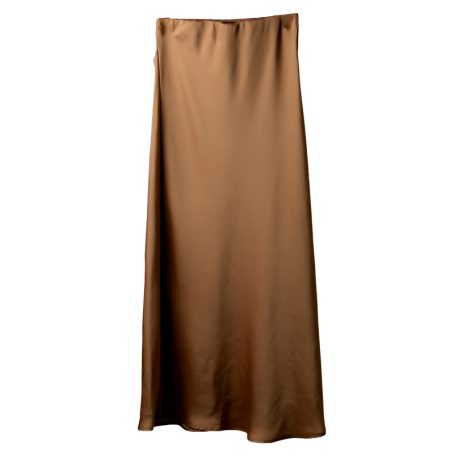 Jupe longue de cérémonie – Caramel, L