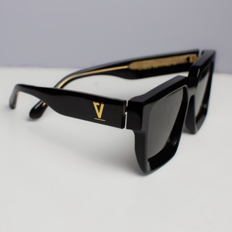 Lunettes unisexe Solaire «V Signature» – Black