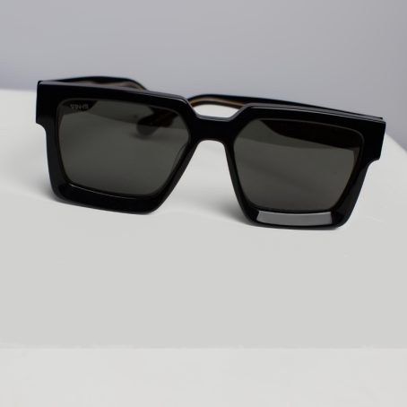 Lunettes unisexe Solaire «V Signature» – Black