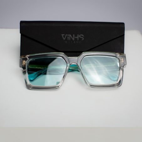 Lunettes unisexe Solaire «V Signature» – Green Blue