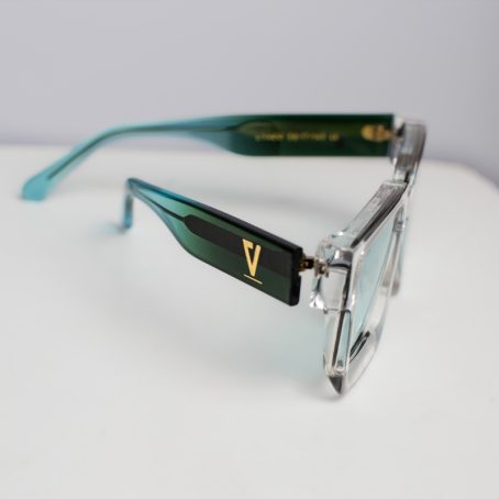Lunettes unisexe Solaire «V Signature» – Green Blue