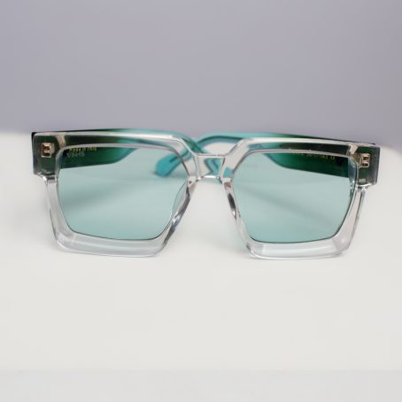 Lunettes unisexe Solaire «V Signature» – Green Blue
