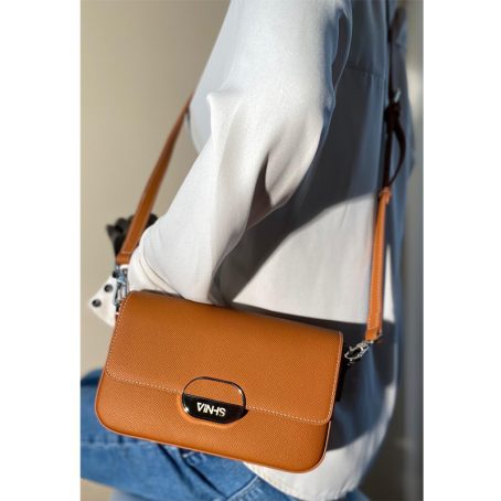 Sac Iconique «LA RENAISSANCE» mini en cuir – Camel