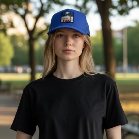 Casquette «Empire State Building V Collection» – Bleu électrique