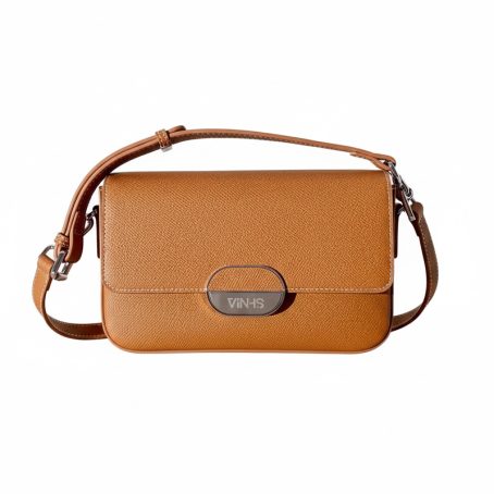 Sac Iconique «LA RENAISSANCE» mini en cuir – Camel